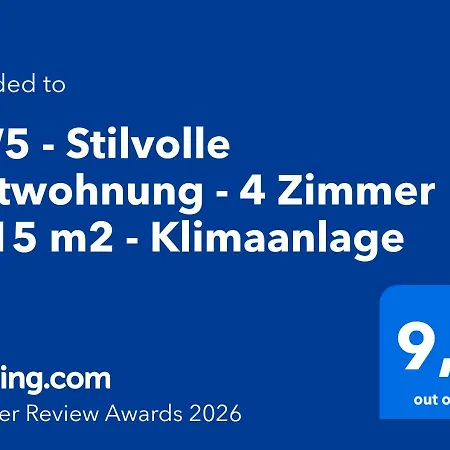 Bw5 - Stilvolle Loftwohnung - 4 - 115 M2 - Klimaanlage Apartment *